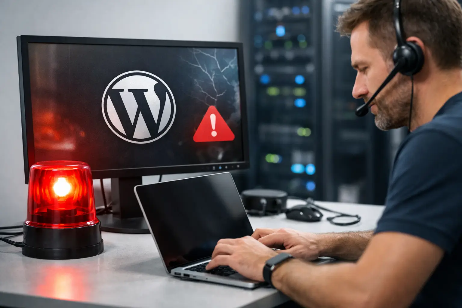 WordPress Notdienst bei Website-Ausfall