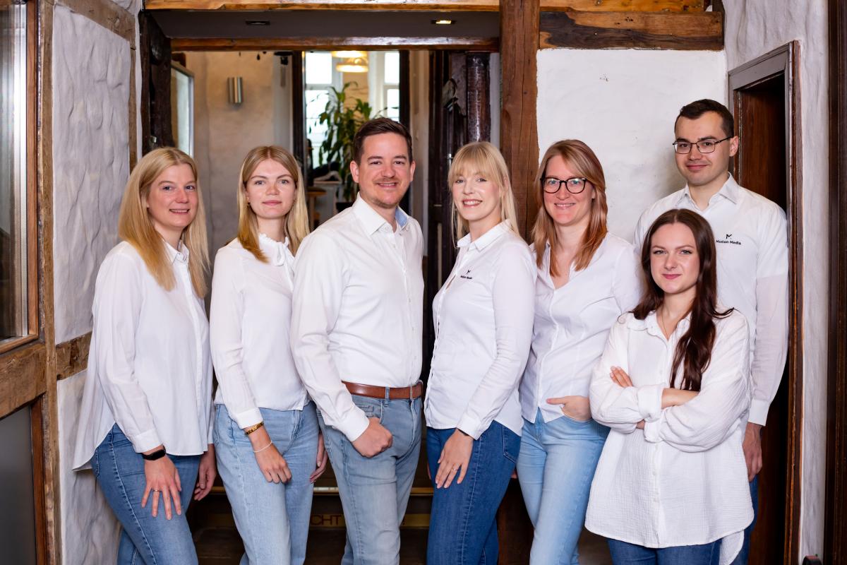 Das Team der Motion Media GmbH in der Marienstraße 9 in Osnabrück